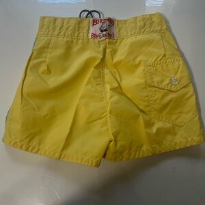Birdwell Beach Britches Swim Trunks Shorts  size 26 Yellow and blue Bireley